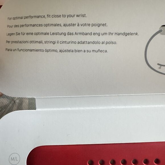 Apple Sport Band RED w/Stainless Steel Pin for Apple Watch 42mm W/box - Picture 5 of 7